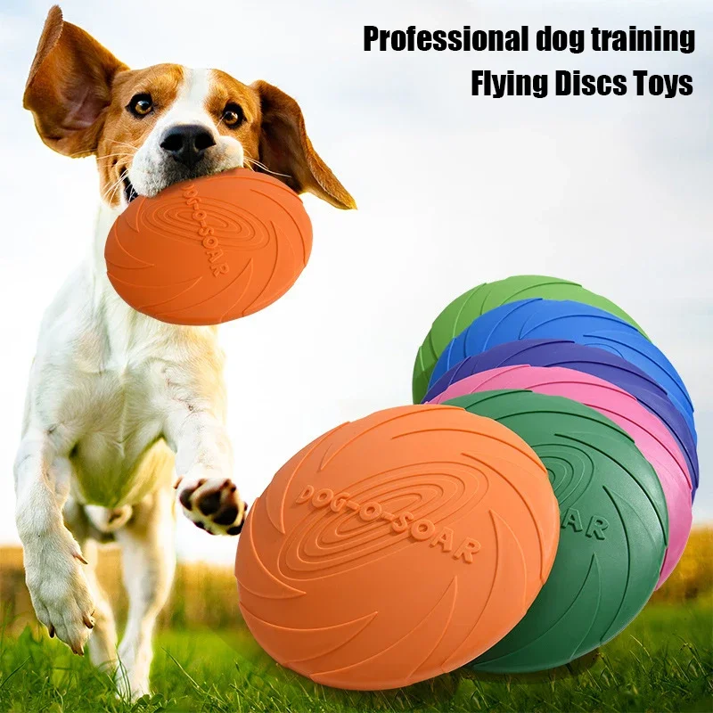 Flying Disc Dog Training Toy - G 대형견용 골든 털 소재 반려동물용