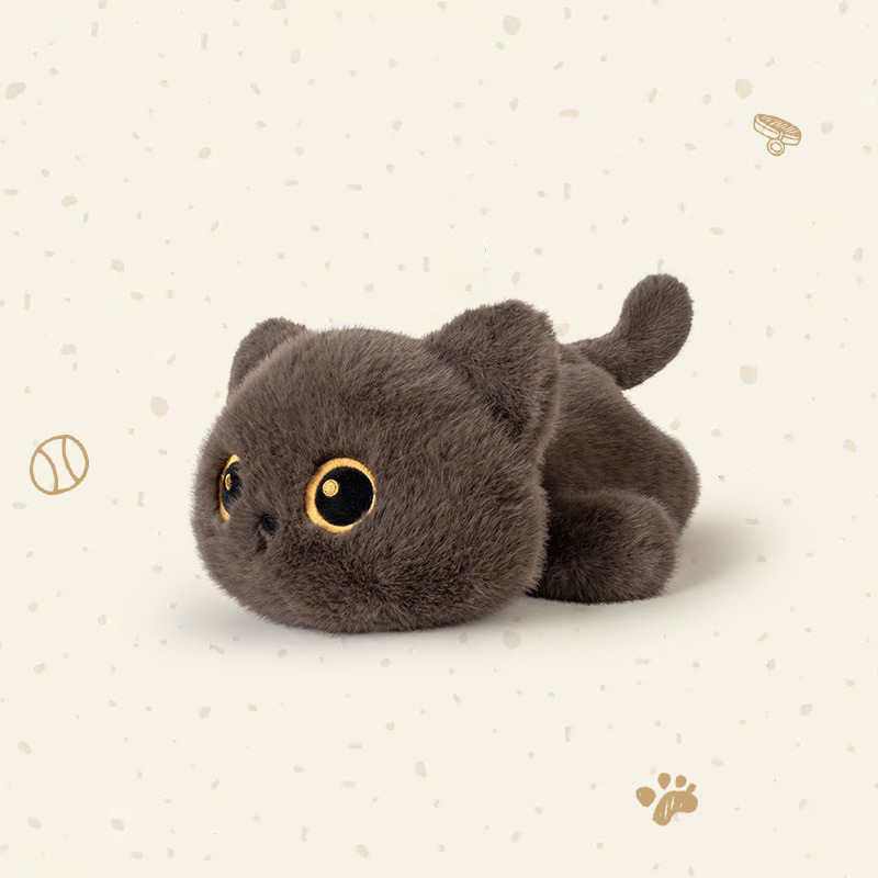 귀여운 누워있는 모습의 시암 고양이 인형, 30cm 크 - Cat Toys 리뷰 및 가격