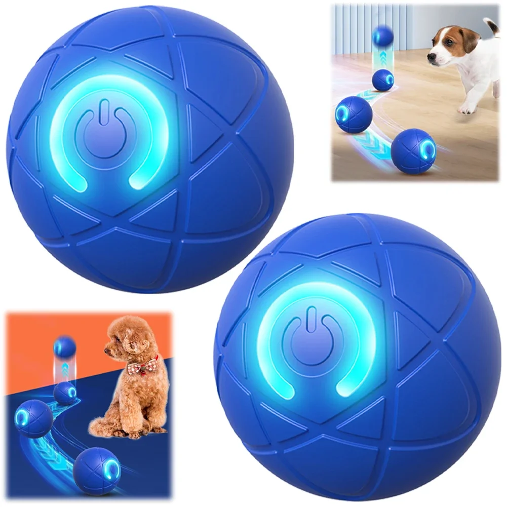 LED 조명이 장착된 자동 회전식 인터랙티브 강아지 공 - Automatic Moving Dog Ball 리뷰 및 가격