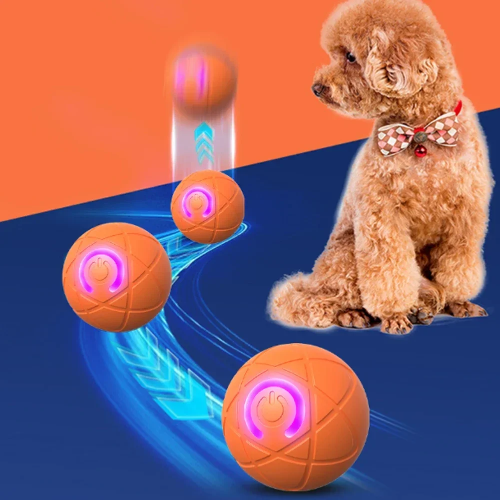 LED 조명이 장착된 자동 회전식 인터랙티브 강아지 공 - Automatic Moving Dog Ball 리뷰 및 가격