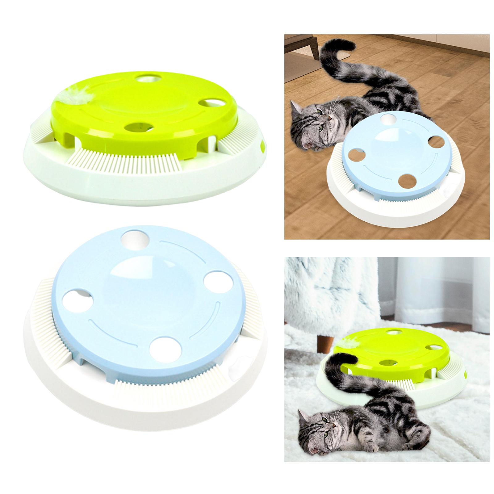 깃털 장식과 미끄럼 방지 받침이 있는 고양이 장난감으로 - Cat Toys 리뷰 및 가격
