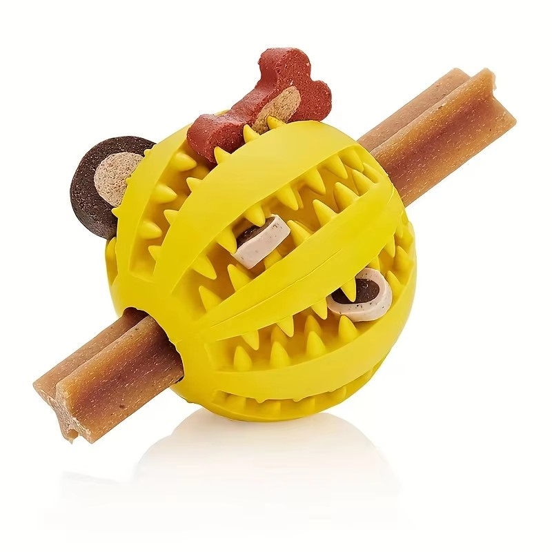 1/2개 강아지 장난감 공, 인터랙티브 고무공, 강아지 - Indestructible Dog Chew Toy 리뷰 및 가격