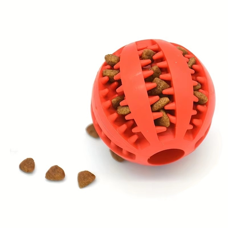 1/2개 강아지 장난감 공, 인터랙티브 고무공, 강아지 - Indestructible Dog Chew Toy 리뷰 및 가격